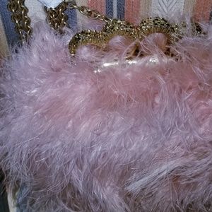 BCBG Maxazria Antique Rose evening bag